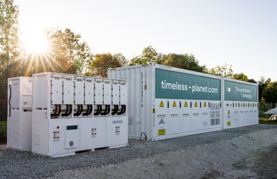 Energiespeicher von Timeless Planet für unseren Investor